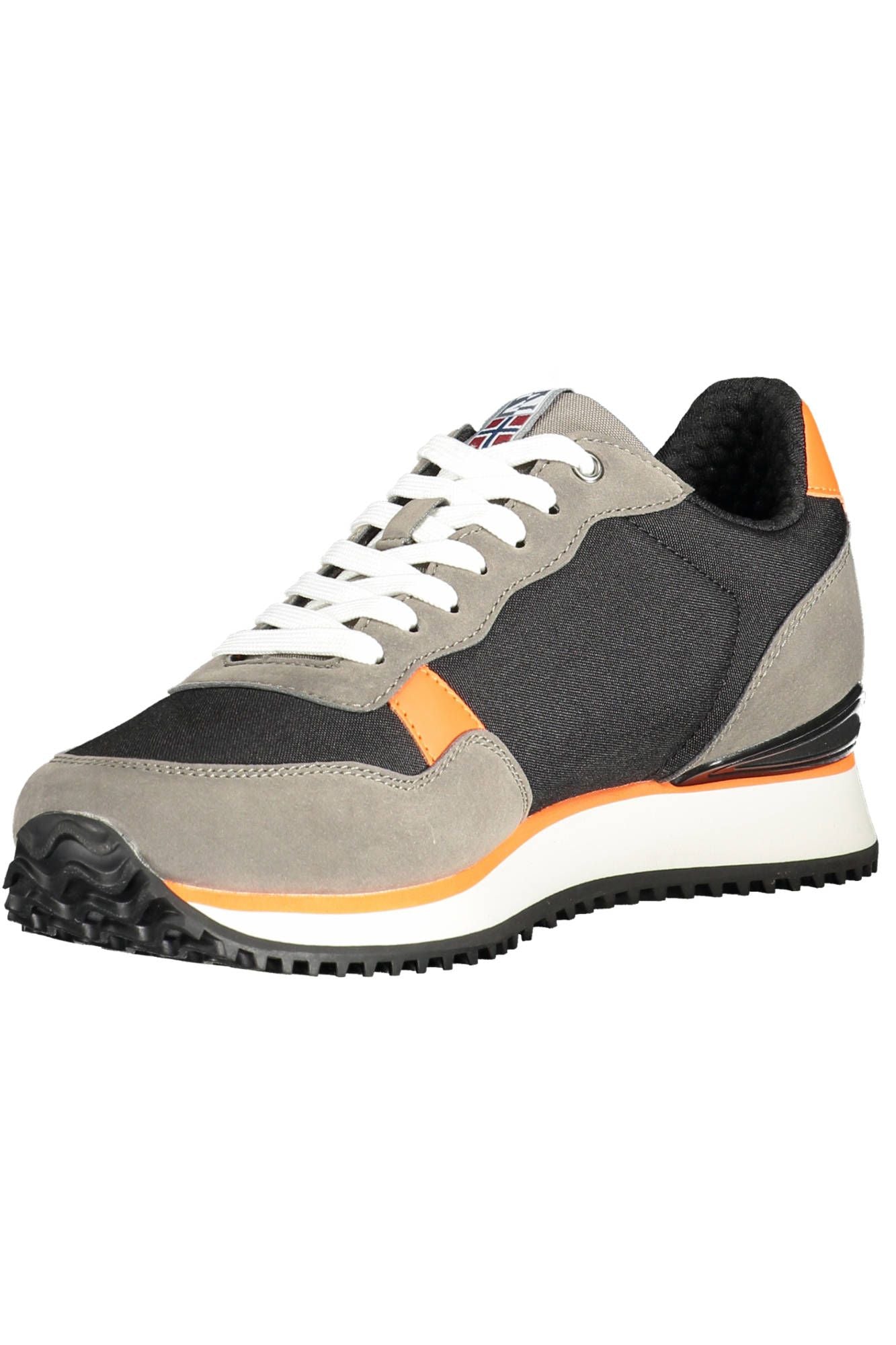 Napapijri Gray Polyester Men Sneaker