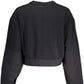 Calvin Klein Chic Black Sweatshirt with Contrast Details