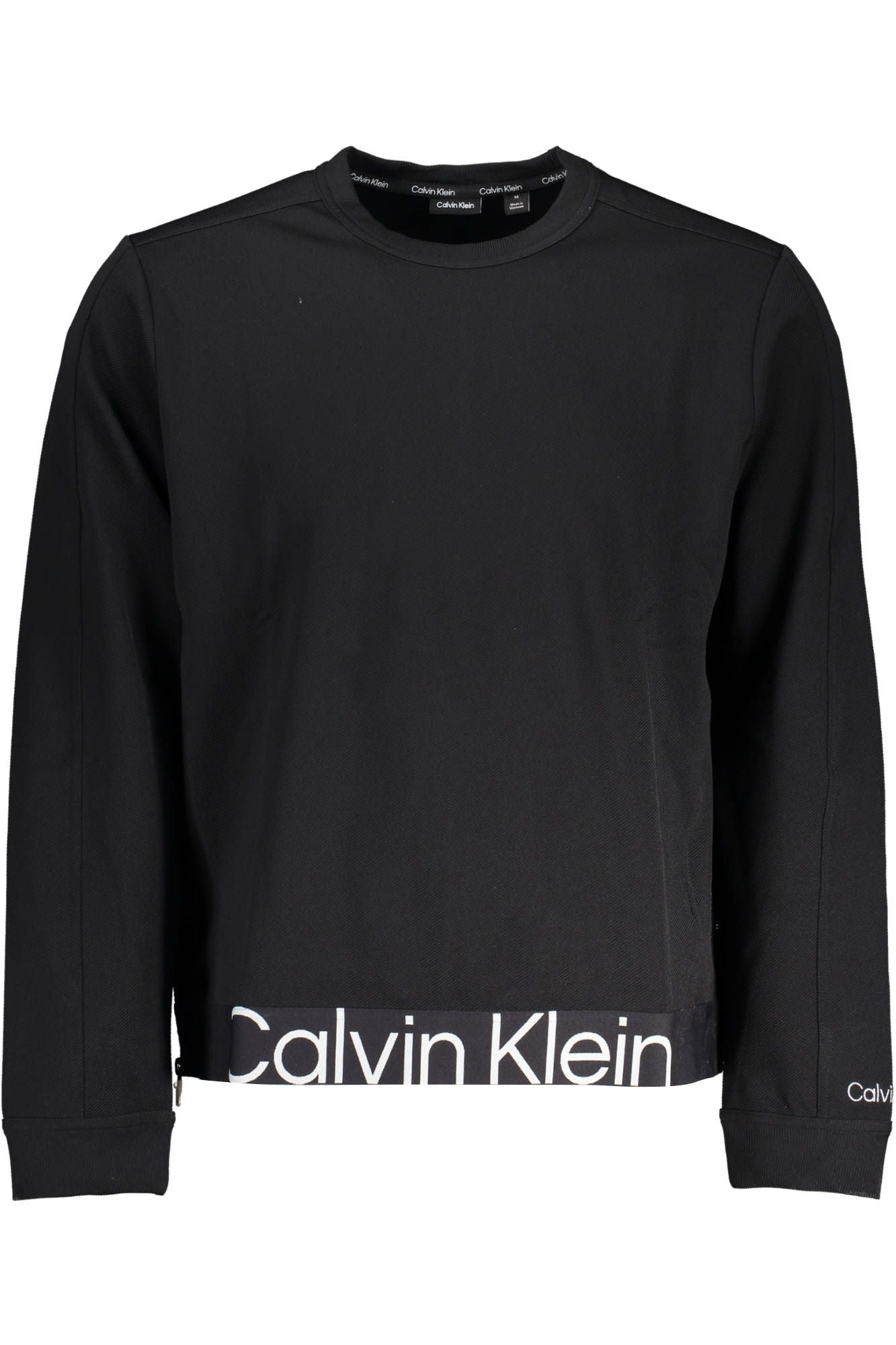 Calvin Klein Black Polyester Men Sweater