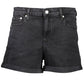 Calvin Klein Chic Mid-Rise Black Denim Shorts