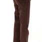 Dolce & Gabbana Elegant Brown Cotton Trousers