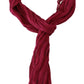John Galliano Bordeaux Neck Wrap Shawl Foulard Scarf