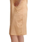 Moschino Elegant One-Sleeve Beige Shift Dress