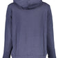 Tommy Hilfiger Chic Blue Hooded Sweatshirt with Embroidery Detail