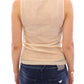 Dolce & Gabbana Elegant Beige Tank Top Blouse