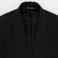 Dolce & Gabbana Exclusive Black Silk One Button Blazer