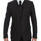 Dolce & Gabbana Elegant Gray Linen Slim Fit Blazer and Vest