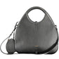 Coccinelle Elegant Black Leather Handbag with Removable Strap