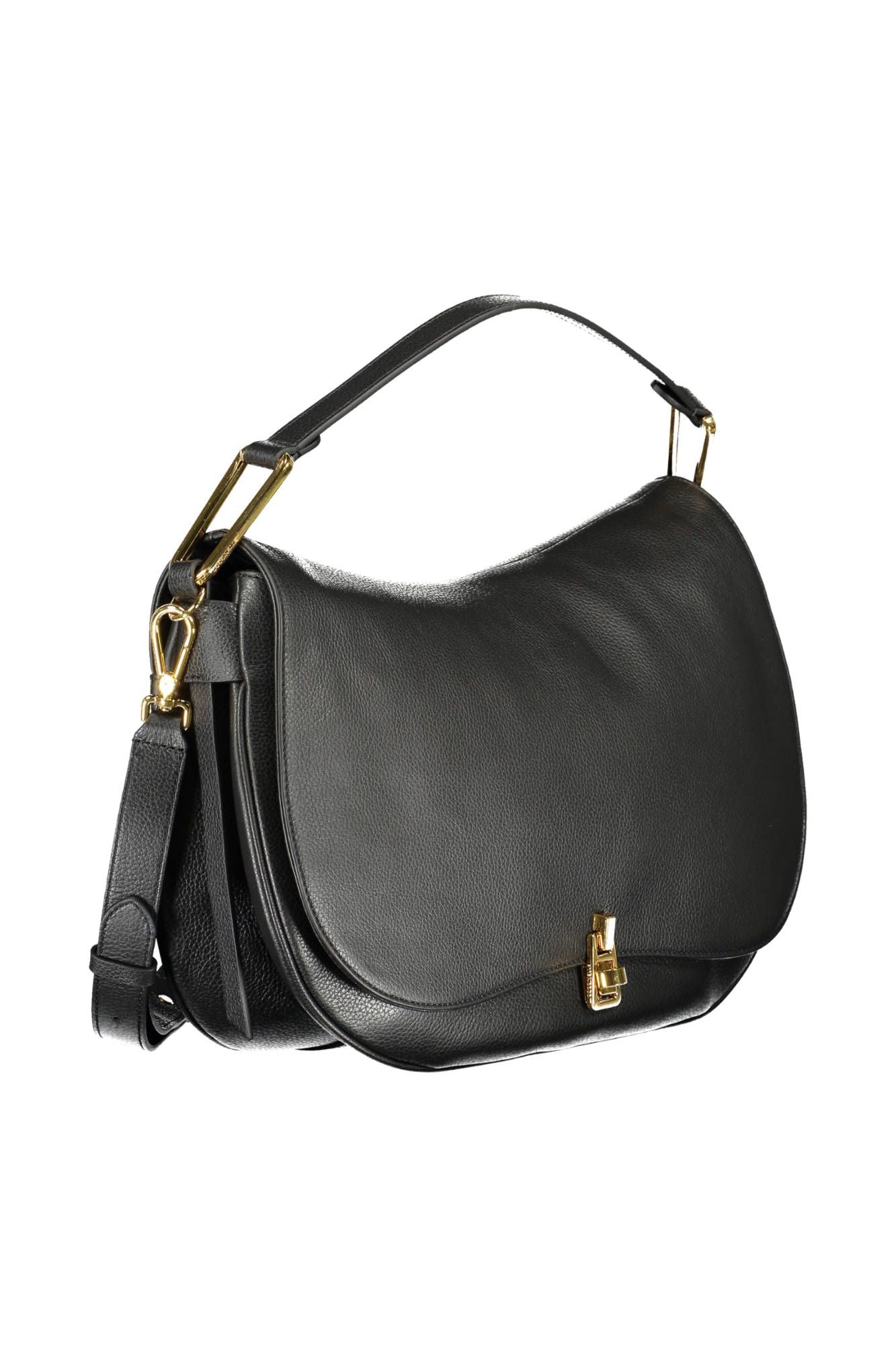 Coccinelle Chic Black Leather Shoulder Bag