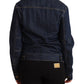 Master Coat Elegant Dark Blue Denim Jacket