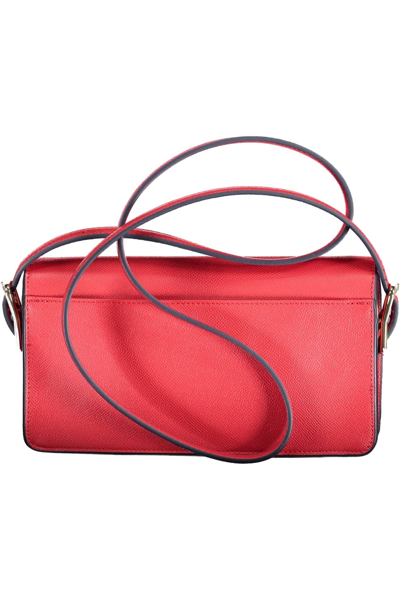 Tommy Hilfiger Elegant Red Polyurethane Shoulder Bag