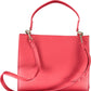 Tommy Hilfiger Chic Red Polyurethane Handbag with Logo Detail