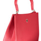 Tommy Hilfiger Chic Red Polyurethane Handbag with Logo Detail