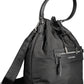 Calvin Klein Elegant Black Bucket Bag with Contrasting Details