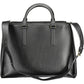 Calvin Klein Elegant Black Shoulder Bag with Chic Detailing