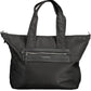 Calvin Klein Elegant Black Shoulder Bag with Contrasting Details