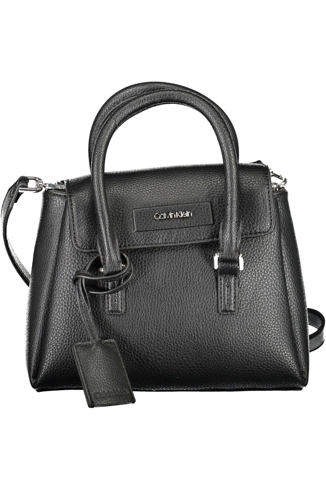 Calvin Klein Elegant Black Dual-Compartment Shoulder Bag