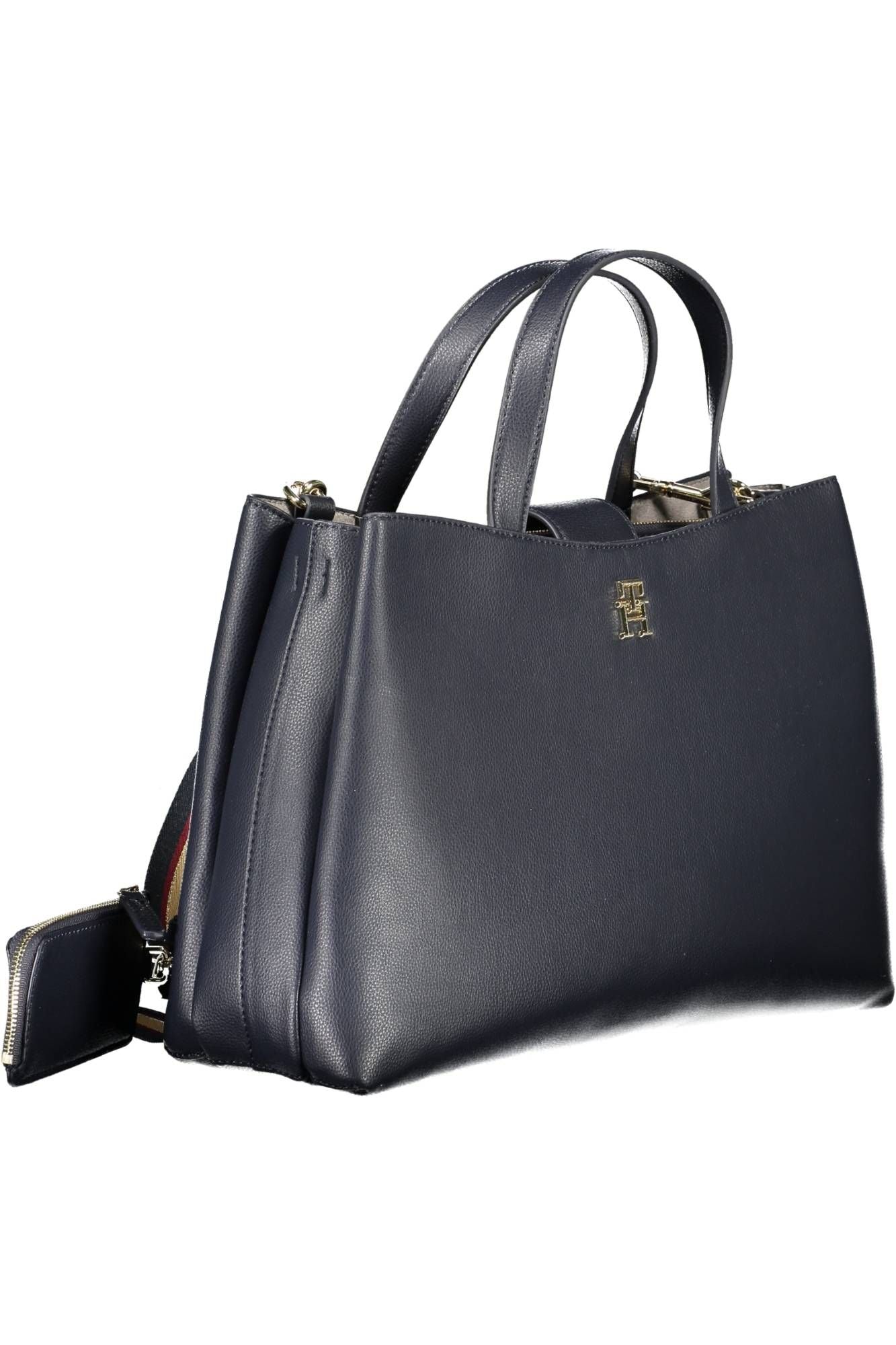 Tommy Hilfiger Elegant Two-Compartment Handbag with Logo