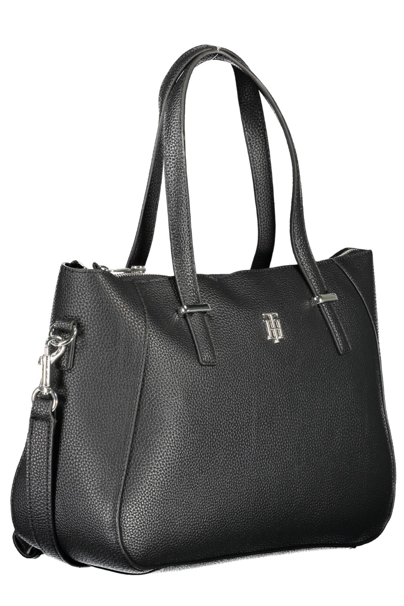 Tommy Hilfiger Chic Black Contrasting Detail Tote Bag