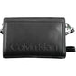 Calvin Klein Elegant Black Shoulder Bag with Sleek Logo Detail