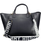 Tommy Hilfiger Elegant Blue Contrast Detail Handbag