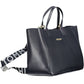 Tommy Hilfiger Elegant Blue Contrast Detail Handbag