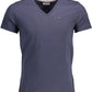 Tommy Hilfiger Blue Cotton Men T-Shirt