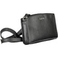 Calvin Klein Elegant Black Shoulder Bag with Logo Detailing