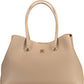 Tommy Hilfiger Beige Polyester Women Handbag