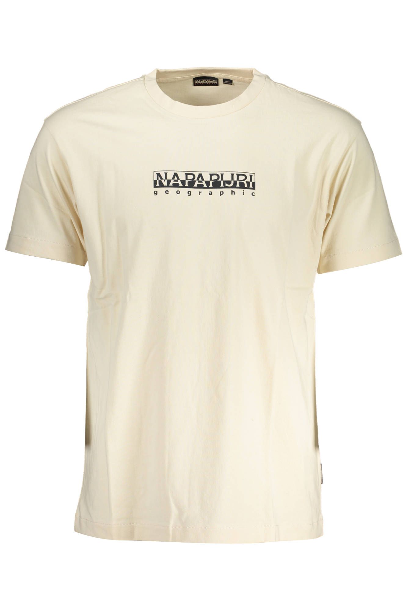 Napapijri White Cotton Men T-Shirt