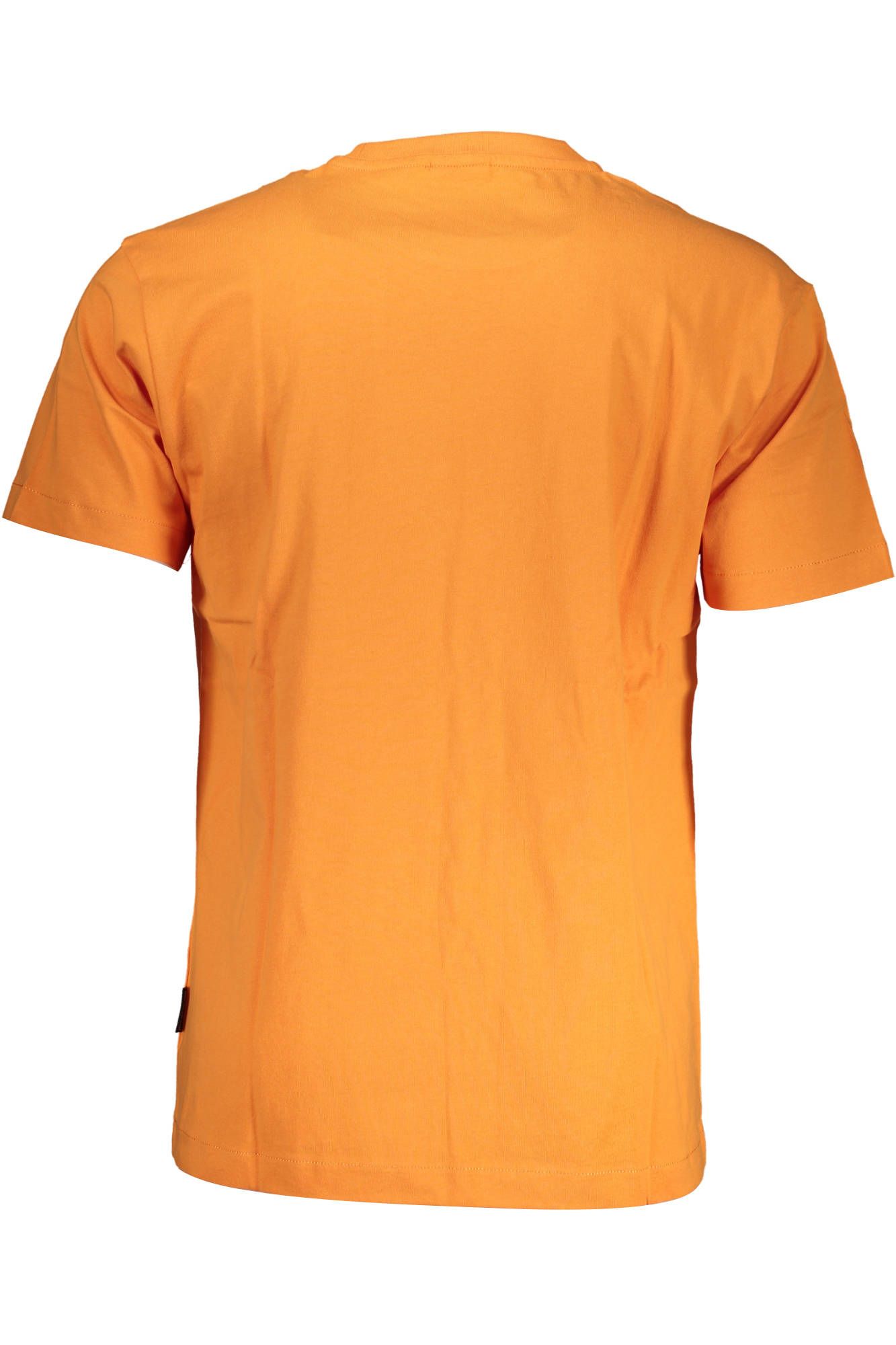 Napapijri Orange Cotton Men T-Shirt