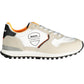 Blauer White Leather Mens Sneaker