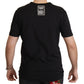 Dolce & Gabbana Elegant Black Baroque Crewneck Tee