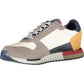 Napapijri Gray Leather Men Sneaker