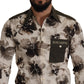 Dolce & Gabbana Floral Print Casual Cotton Shirt