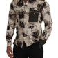 Dolce & Gabbana Floral Print Casual Cotton Shirt