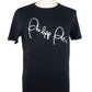 Philipp Plein Black Cotton Men T-Shirt