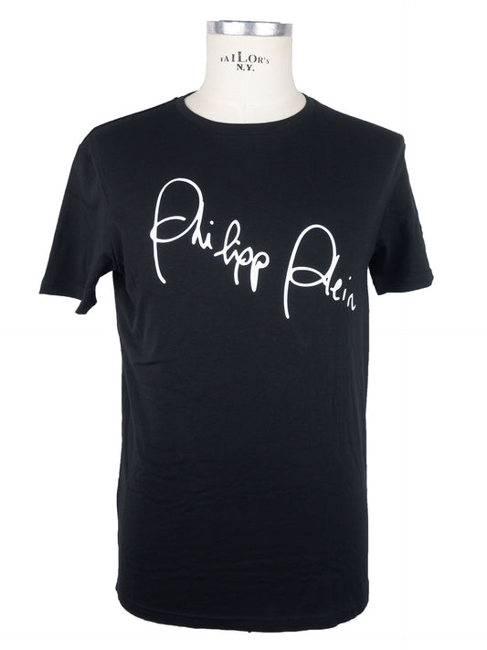 Philipp Plein Elasticized Cotton Blend Crewneck Tee