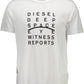 Diesel White Cotton Men T-Shirt