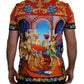 Dolce & Gabbana Multicolor Majolica Print Crewneck Tee