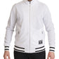 Dolce & Gabbana Sleek White Zip Sweater for Men