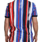 Dolce & Gabbana Elegant Striped Cotton Polo T-shirt