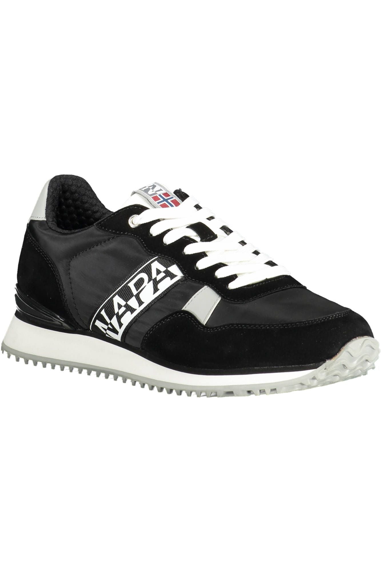 Napapijri Black Leather Men Sneaker