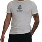 Dolce & Gabbana Chic White Logo Print Cotton Tee