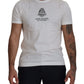 Dolce & Gabbana Chic White Logo Print Cotton Tee