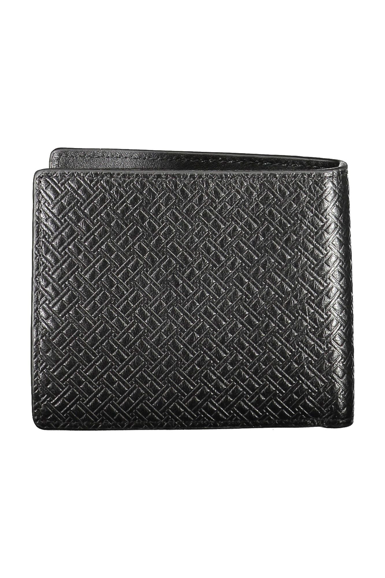 Tommy Hilfiger Black Leather Mens Wallet