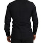 Dolce & Gabbana Elegant Slim Fit Black Cotton Dress Shirt