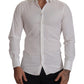 Dolce & Gabbana Elegant Slim Fit Dress Shirt - White