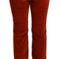 GF Ferre Chic Red Low Waist Straight Cut Jeans