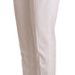 Jacob Cohen Elegant Mid Waist Tapered Trousers